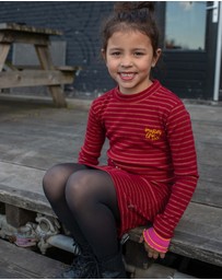 Quapi - Kalina Long Sleeve Stripe Dress - Kids-Teens