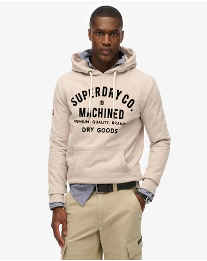Superdry - Workwear Flock Graphic Hoodie