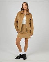 All About Eve - Bambi Cord Bomber Tan