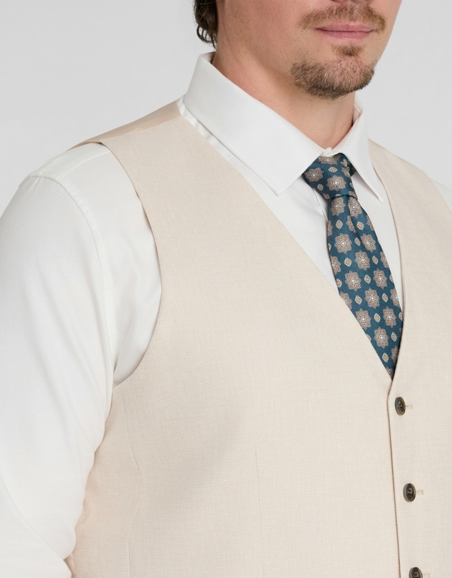 Johnny Bigg - Hugo Linen Blend Waistcoat