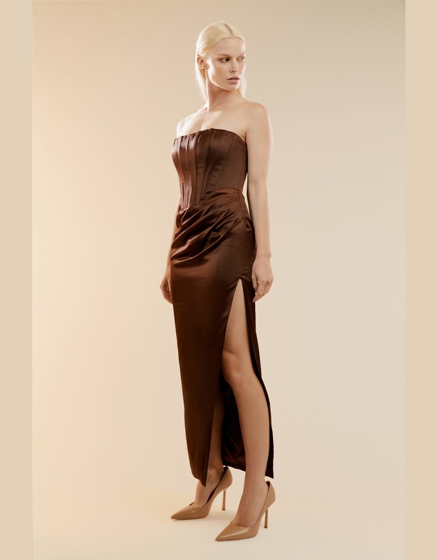 Bardot - Everlasting Satin Midi Dress