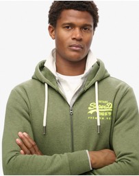 Superdry - Neon Vintage Logo Graphic Ziphood
