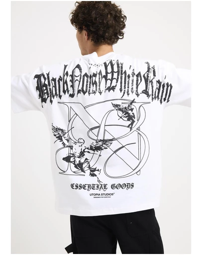 Black Noise White Rain - Cosmos T-Shirt