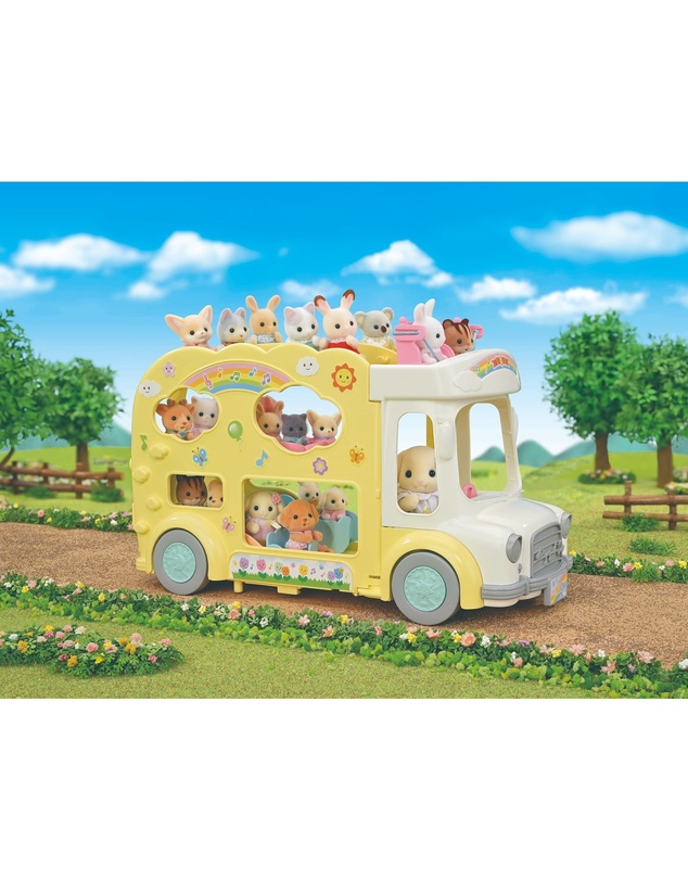 Sylvanian Families - Sylvanian Families Rainbow Fun Nursery Bus