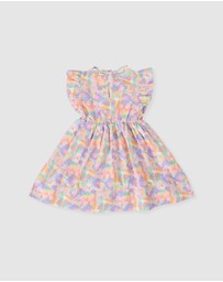 Goldie + Ace - Pastel Bouquet Lyla Dress - Babies-Kids