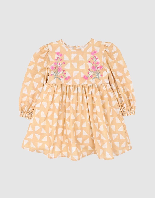 Fox & Finch - Winter Vacay Emb. Dress - Kids