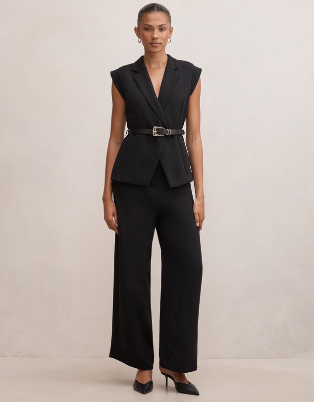 Forever New - Ayla Tailored Belted Jumpsuit