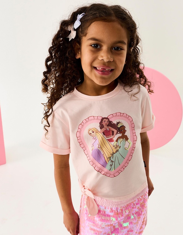 Rock Your Kid - Princess Hearts Tee - Kids-Teens