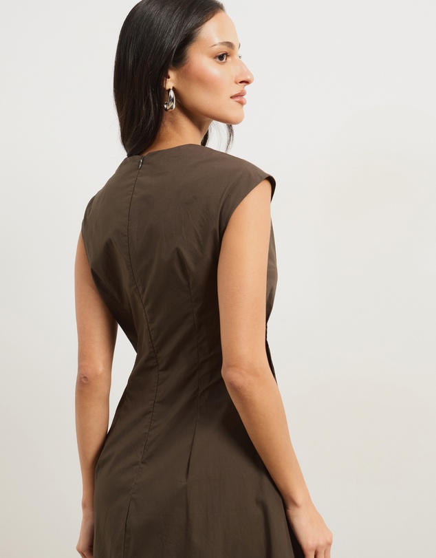 Atmos&Here - Lara Pintuck Midi Dress