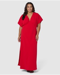 Pink Dusk by Curve Project - Scorching Maxi Dress