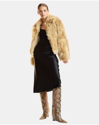 Cynthia Rowley - Shearling Cropped Jacket