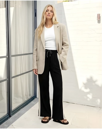 Esther & Co - Iverie Pants - Black Multi