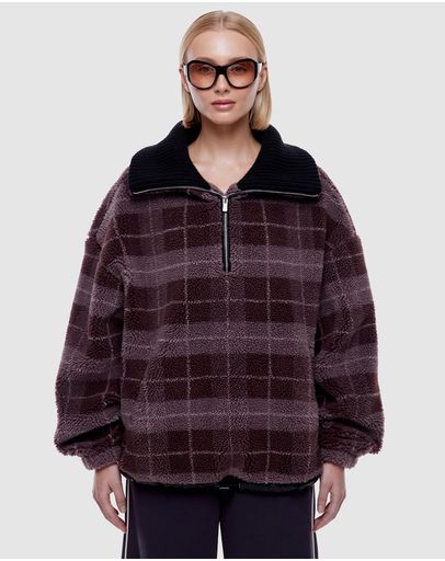 Burgundy Check