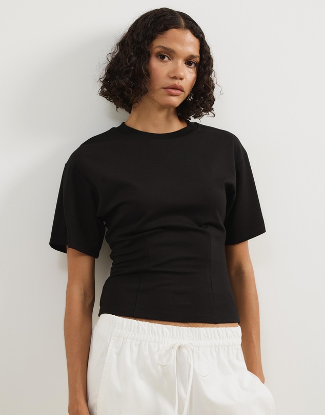 Atmos&Here - Fitted Waist T-Shirt