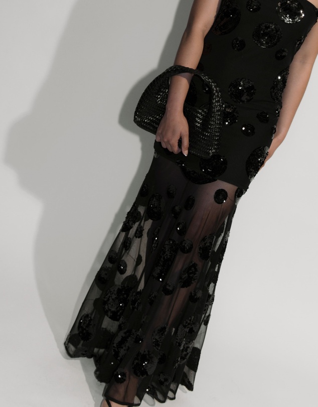 Lover - Alexis Strapless Sequin Maxi Dress