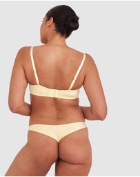 Bras N Things - Bethany Essentials Full Cup Bra-Yellow