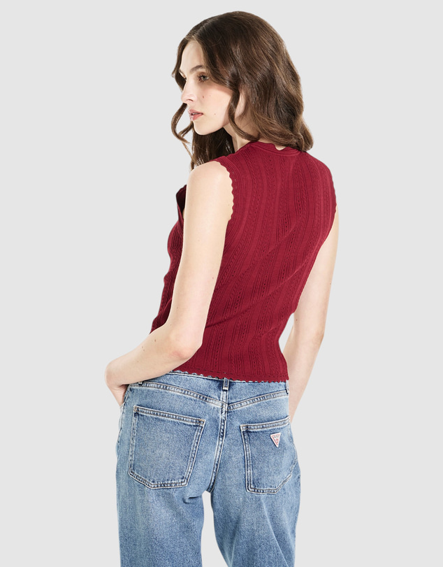 GUESS - Eco Carmen Sleeveless Sweater