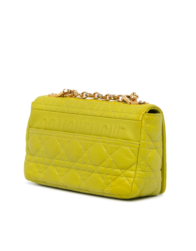 Dior - Pre-Loved Small Calfskin Cannage Caro Bag