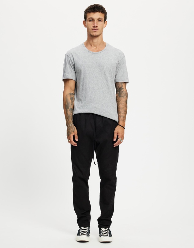 Surrounded By Ghosts - The Hafnon Slim Drawstring Denim Pants