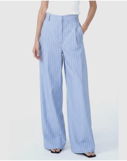 Karl Lagerfeld - Autograph Striped Poplin Pants