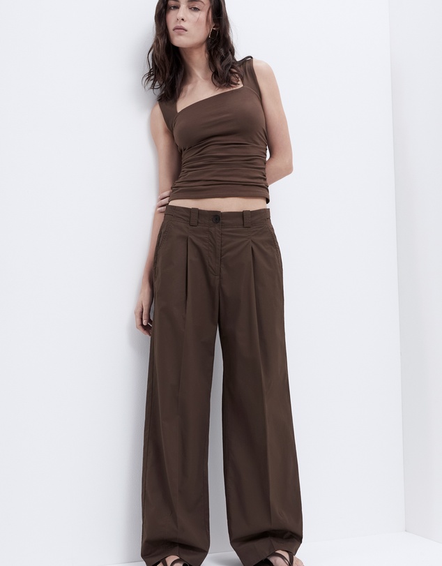 UNISON - Cotton Pleat Front Pant
