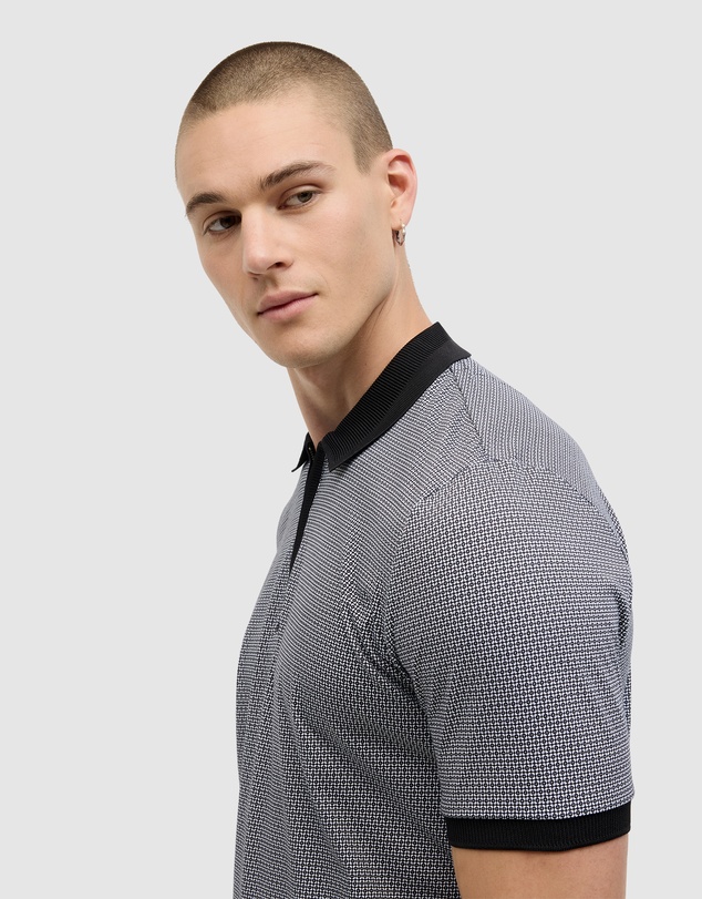 Politix - Saunders Geo Print Polo