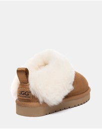 EVERAU - Australian Shepherd Ugg Glacial Kids Cow Suede Upper UGG Boots