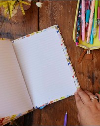 Write to Me - Pen To Paper. Lined Journal. Collage