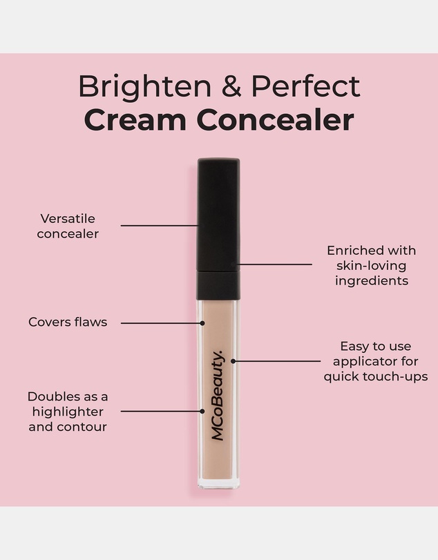 MCoBeauty - Brighten & Perfect Cream Concealer - Light 3 (Beige)