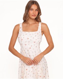 Petal & Pup - Valley Maxi Dress - White Floral Lace