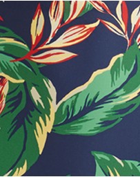 Polo Ralph Lauren - Tropical Print High Leg High Waist Bikini Bottom