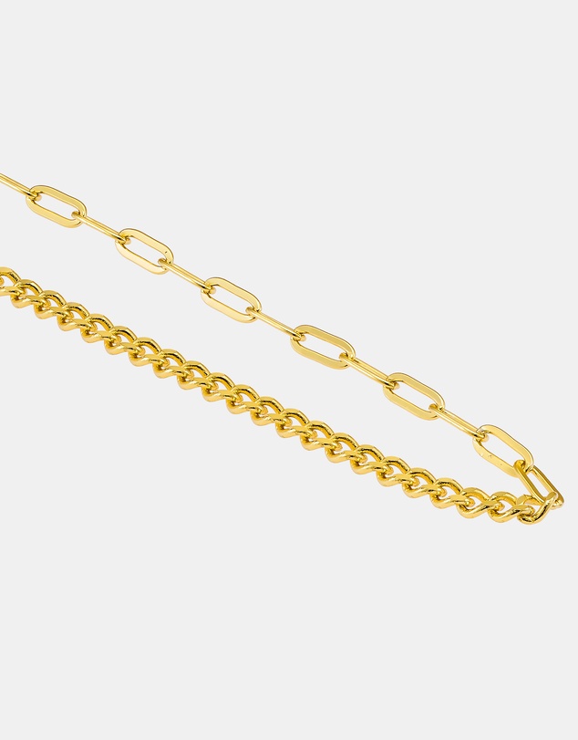 Zoe Olivia - 14K Gold Vermeil Icon Alternate Chain Necklace