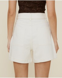 The Fated - Panel Short With Waist Tie