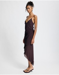 Lover - Phoebe Asymmetrical Midi Dress
