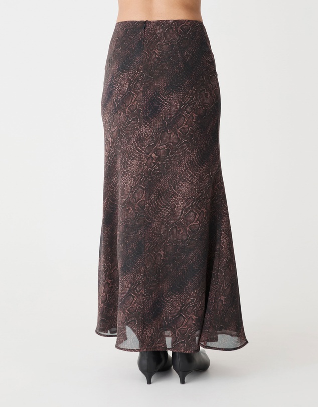 Forcast - Sonia Snake Maxi Skirt