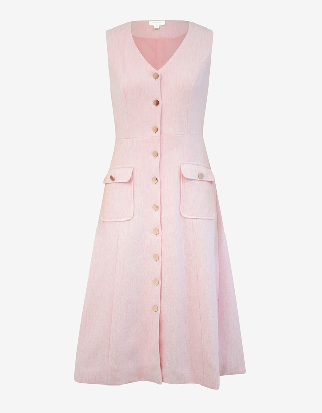 Forcast - Valena Tweed Midi Dress