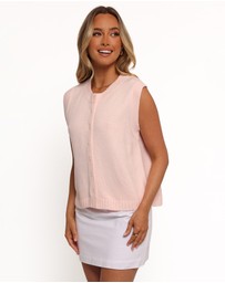 Petal & Pup - Weston Knit Vest - Pink