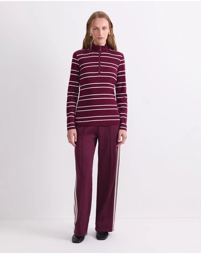 Sportscraft - Lucy Zip Funnel Neck Top