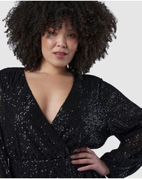 Pink Dusk by Curve Project - Night Out Sequin Dress