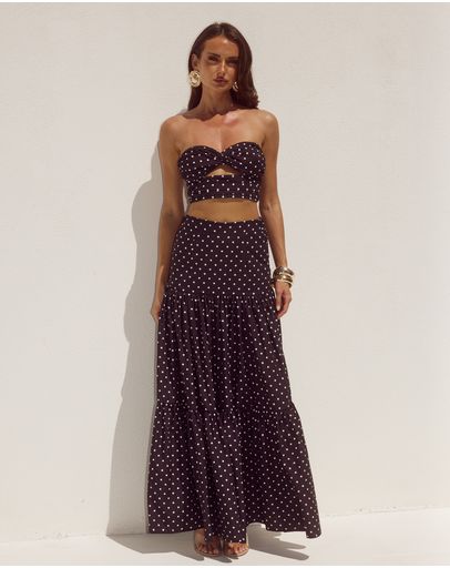 Black/White Polka