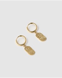 Arms Of Eve - Mendoza Gold Huggie Earrings