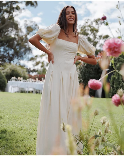 Petal & Pup - Kinlee Maxi Dress - Butter Yellow