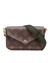 Pre-Loved by Azura Reborn - Pre-Loved louis vuitton Stylish Crossbody Envelope Flap Bag with Adjustable Shoulder Strap