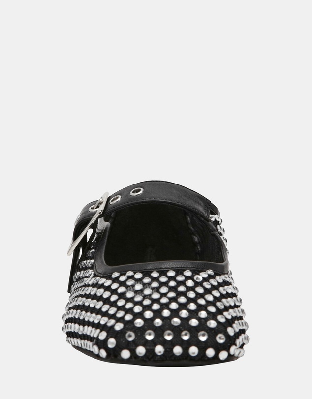 Steve Madden - Marcela Black Mesh Flats