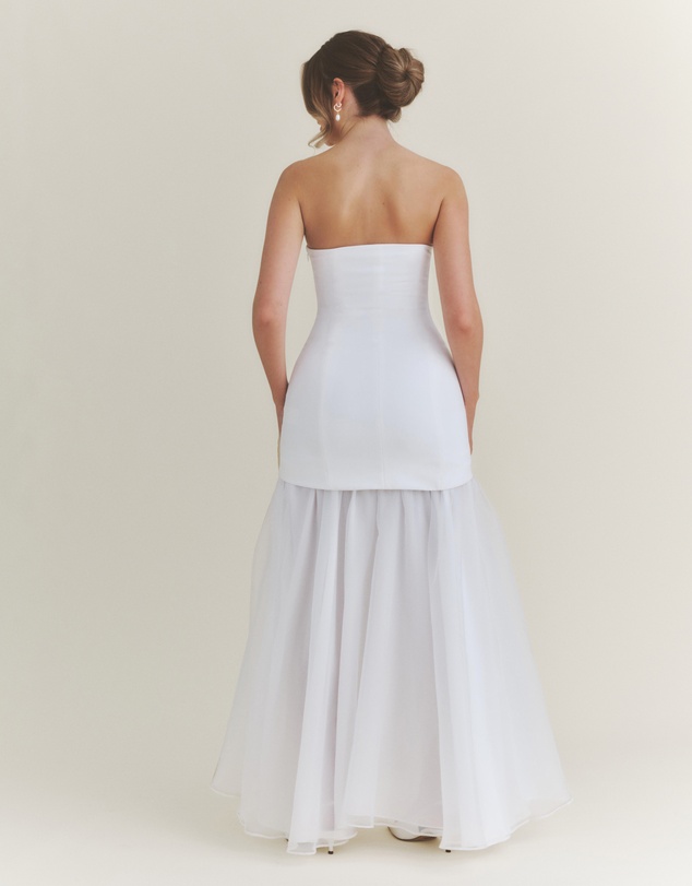 Six Stories - Emilia Bandeau Drop Waist Maxi Dress