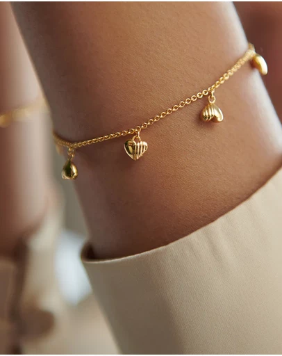 Rachel Jackson - Untamed Deco Hearts Bracelet