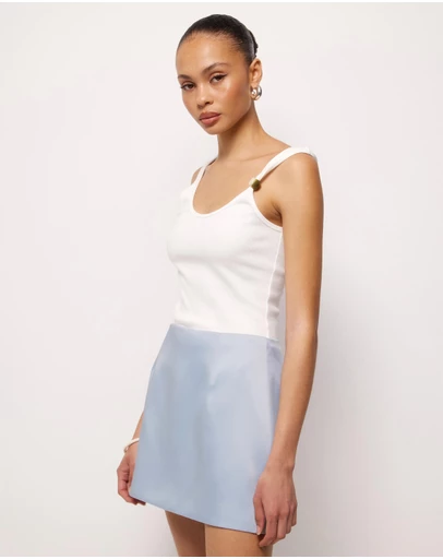 AERE - Isla Satin Mini Skirt