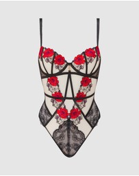Ann Summers - Caged Rose Non-Padded Body