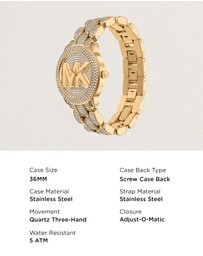 Michael Kors - Phoebe Gold Tone Analogue Watch