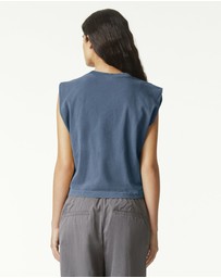 American Apparel - Heavyweight Garment Dyed Women's Muscle T-Shirt